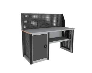 Верстак с перфопанелью ВП-3, вид спереди